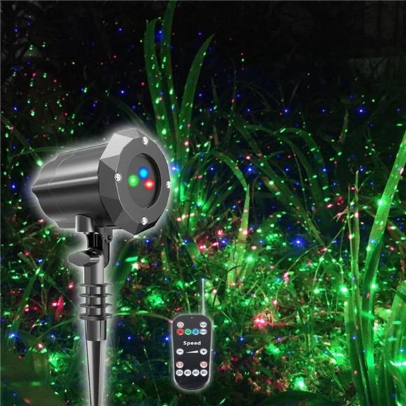 Christmas Laser Projector Lights Waterproof Outdoor Garden Decorative Lighting